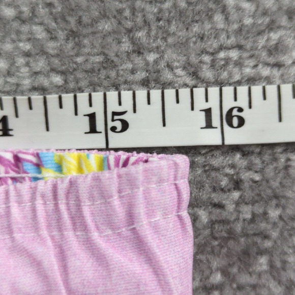 Michaels Swimwear Mens Medium Swim Trunks Lined Pink Embroidered Polyester USA - Picture 7 of 9